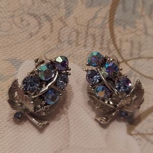 Lisner Aurora Borealis Earrings